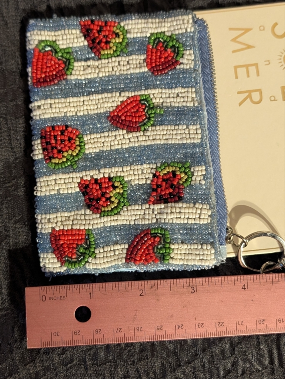 Wandering Moon & Sol and Mer Beaded Zipper Pouches 7pc Lot - Picture 14 of 16